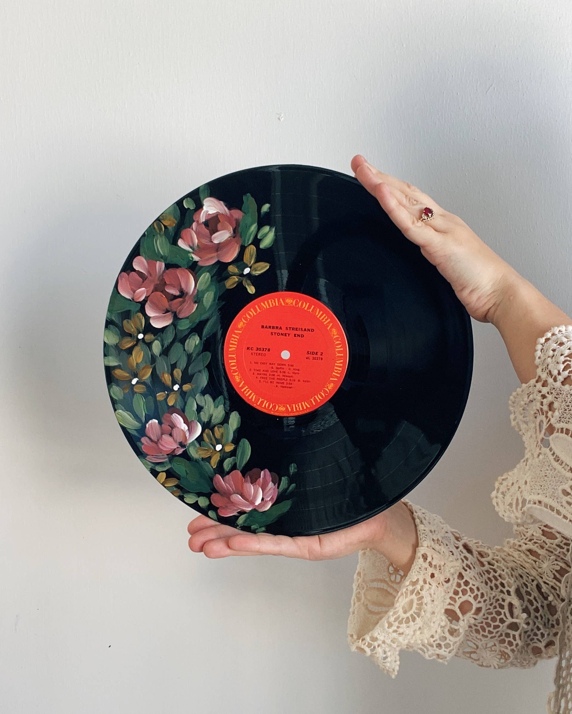 Hand Painted Vinyl Records