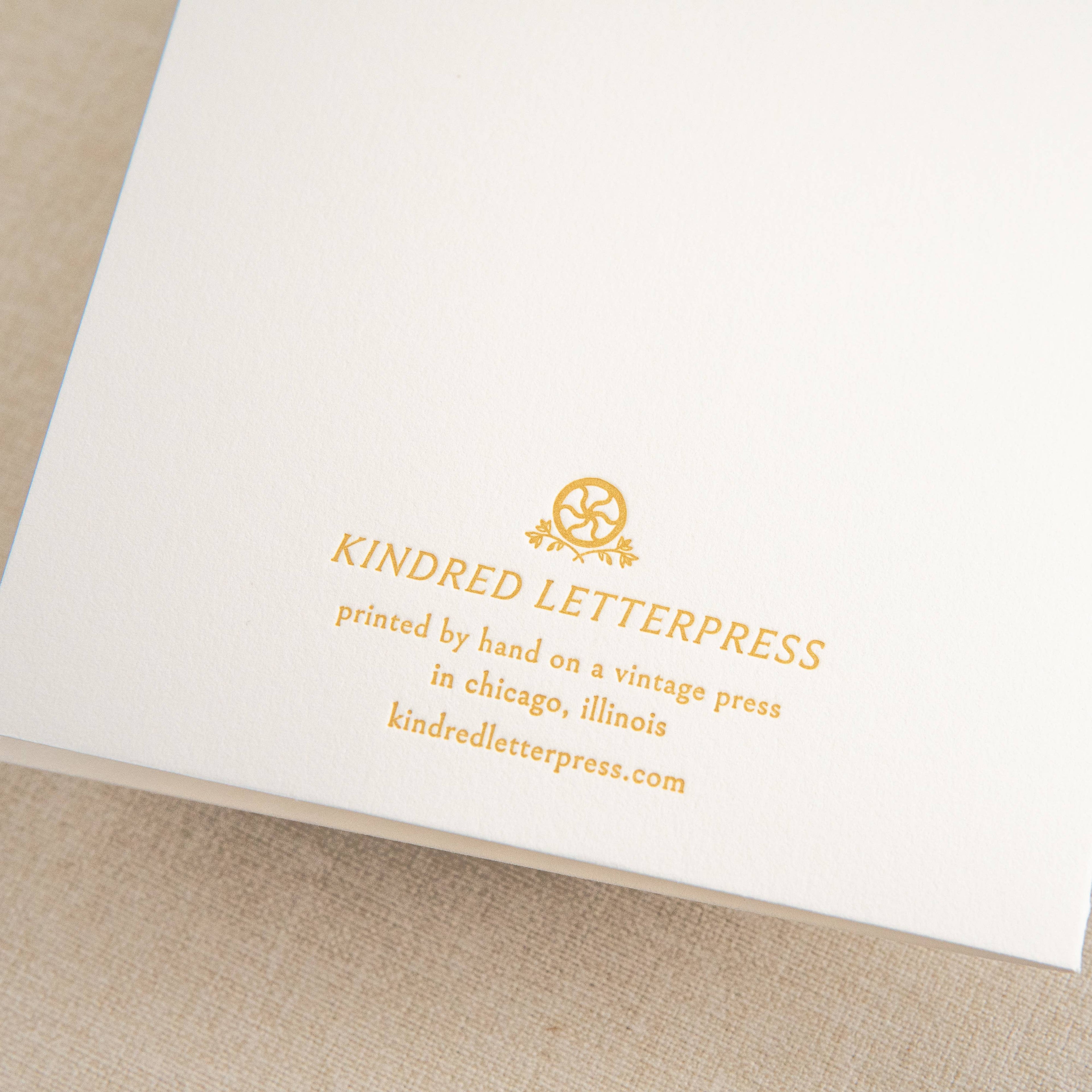 Miss You Card | Letterpress Greeting Card