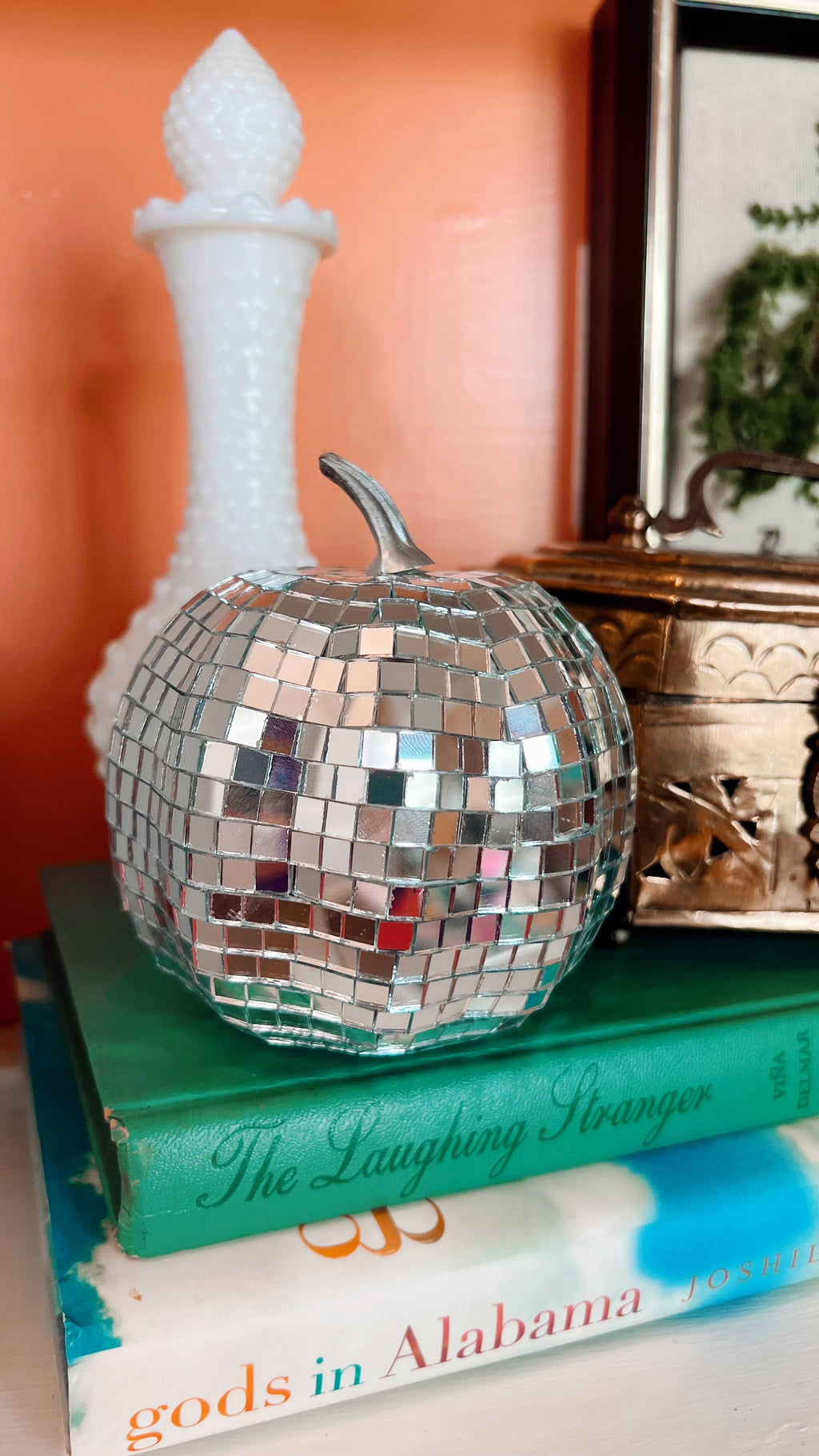 Silver Disco Pumpkins - medium