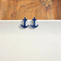 Nautical Anchor Studs - Navy