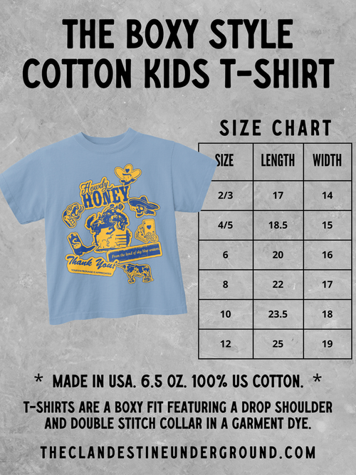 Anchovy Little Fish Kids Boxy T-Shirt