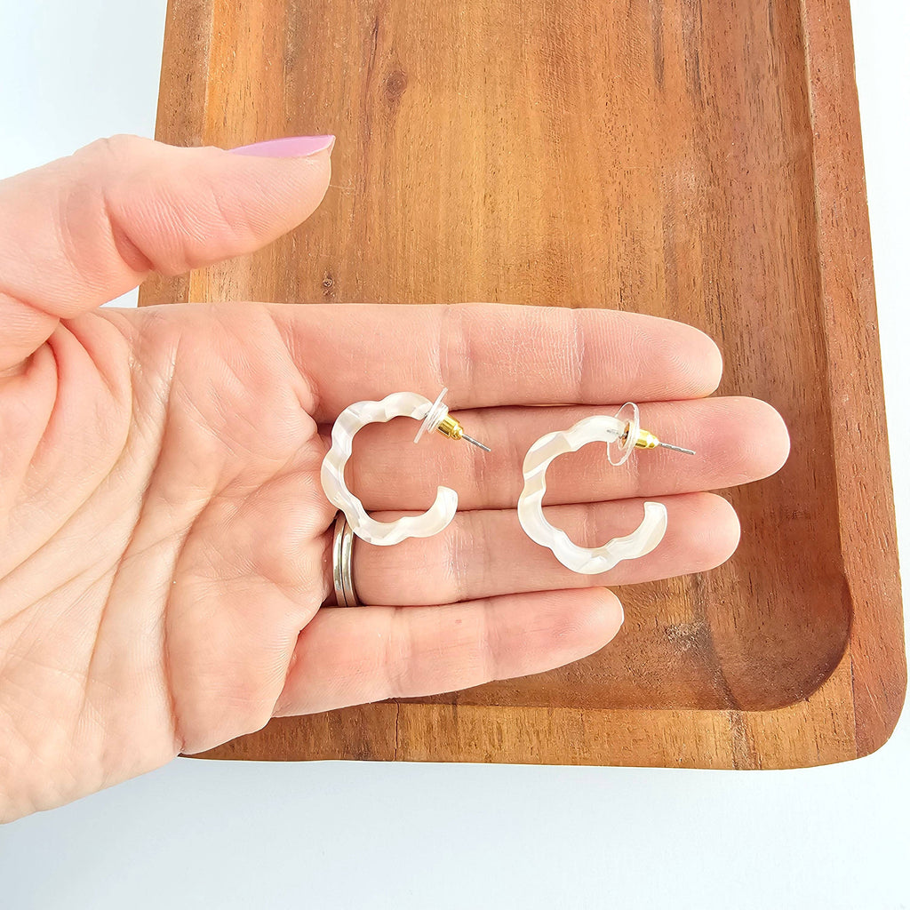 Ivory Posey Mini Hoops