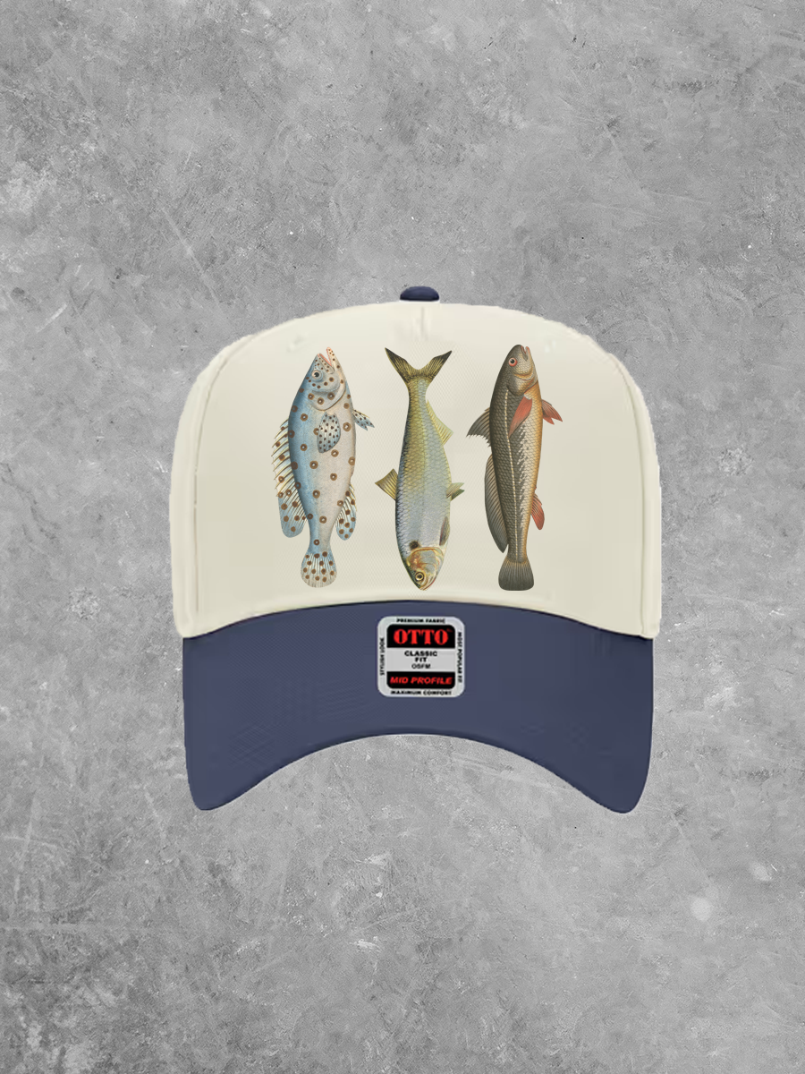 3 Colorful Fish Trucker Hat