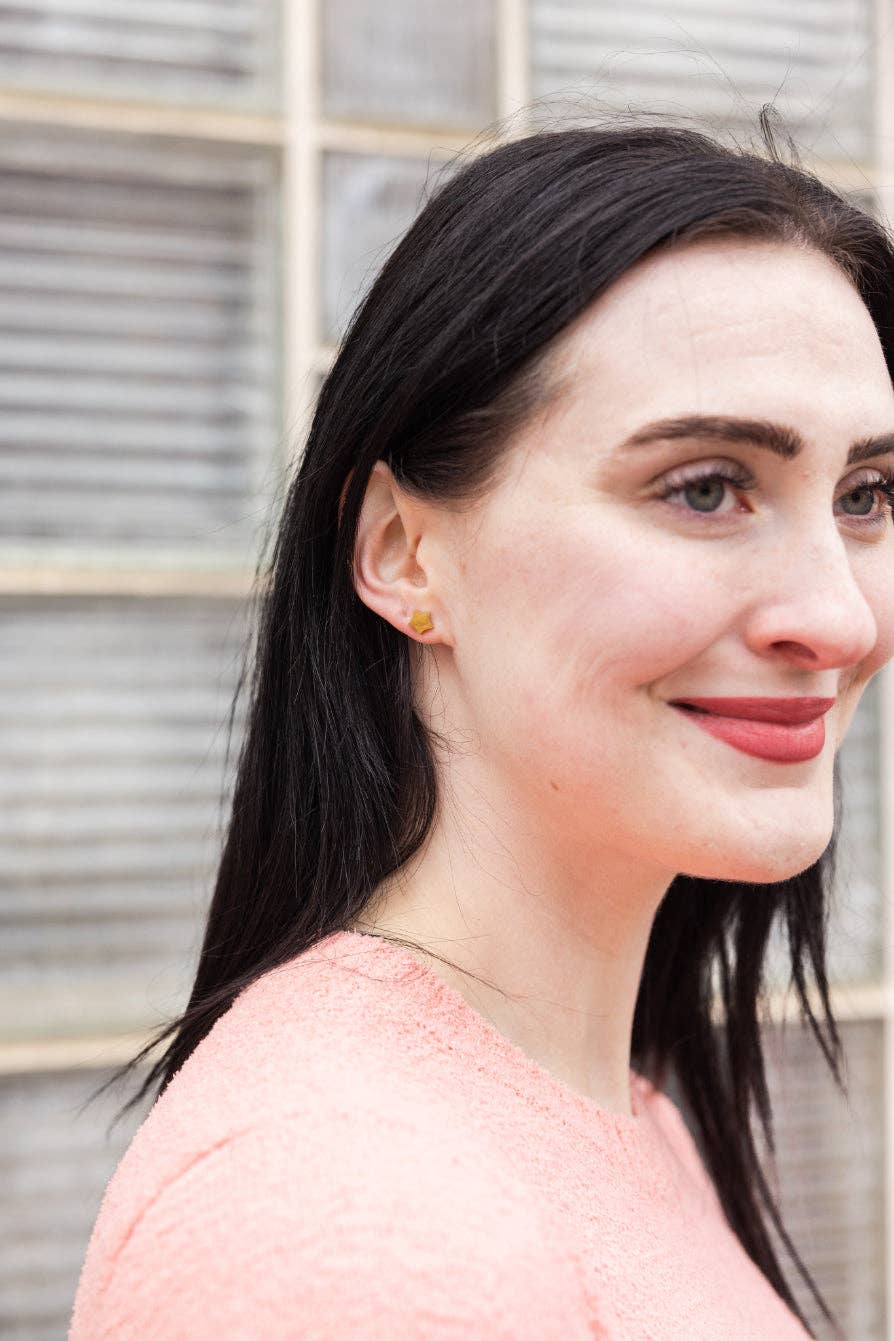 Luxe Star Studs - Gold // Jewelry, Earrings