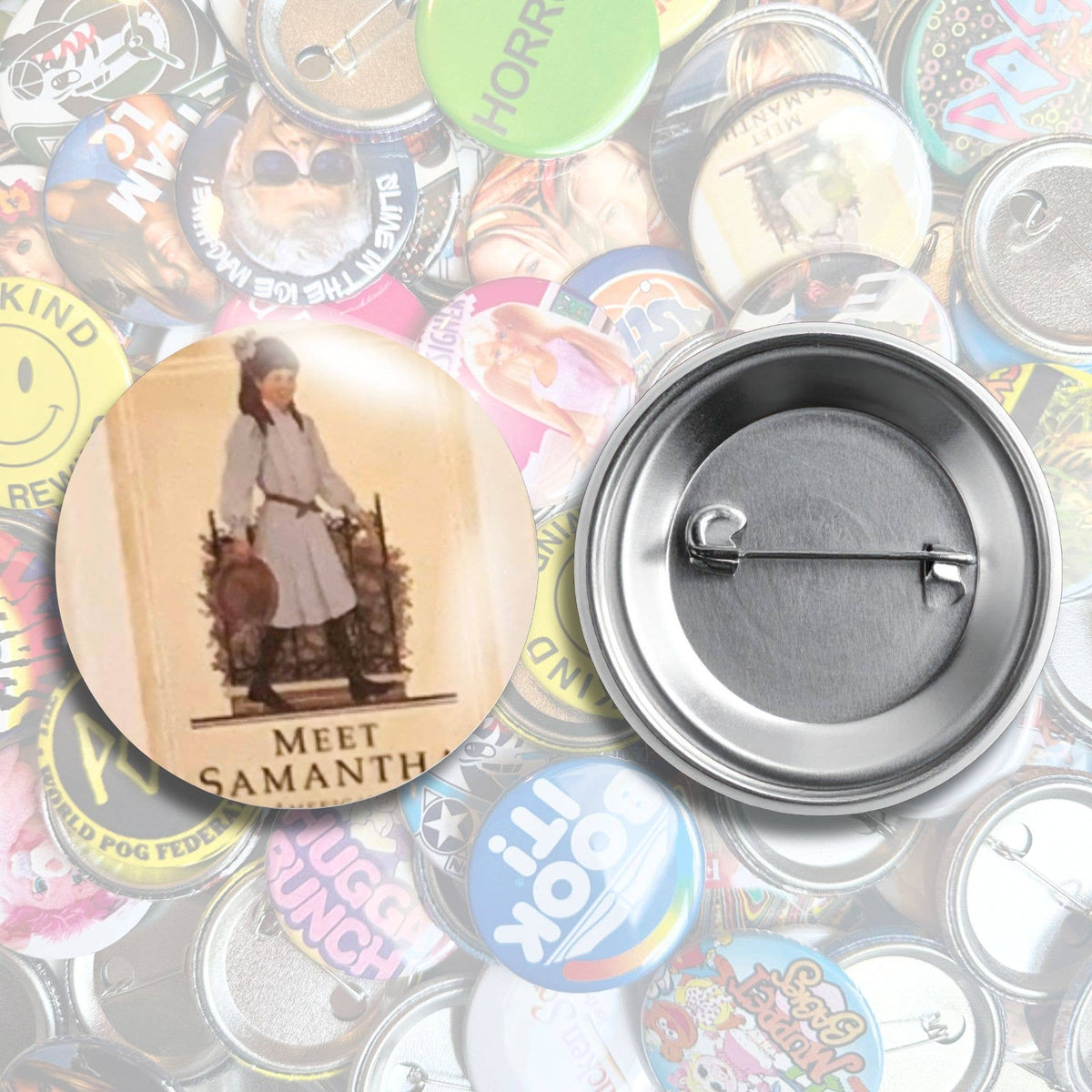 American Girl Pin Back Buttons