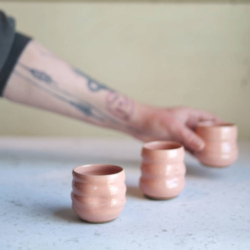 Artist Choice Little Sipper Pink | Handmade Pottery Shot Cup