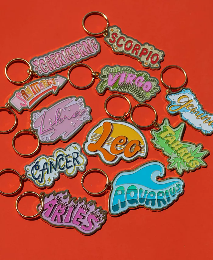Zodiac Keychains