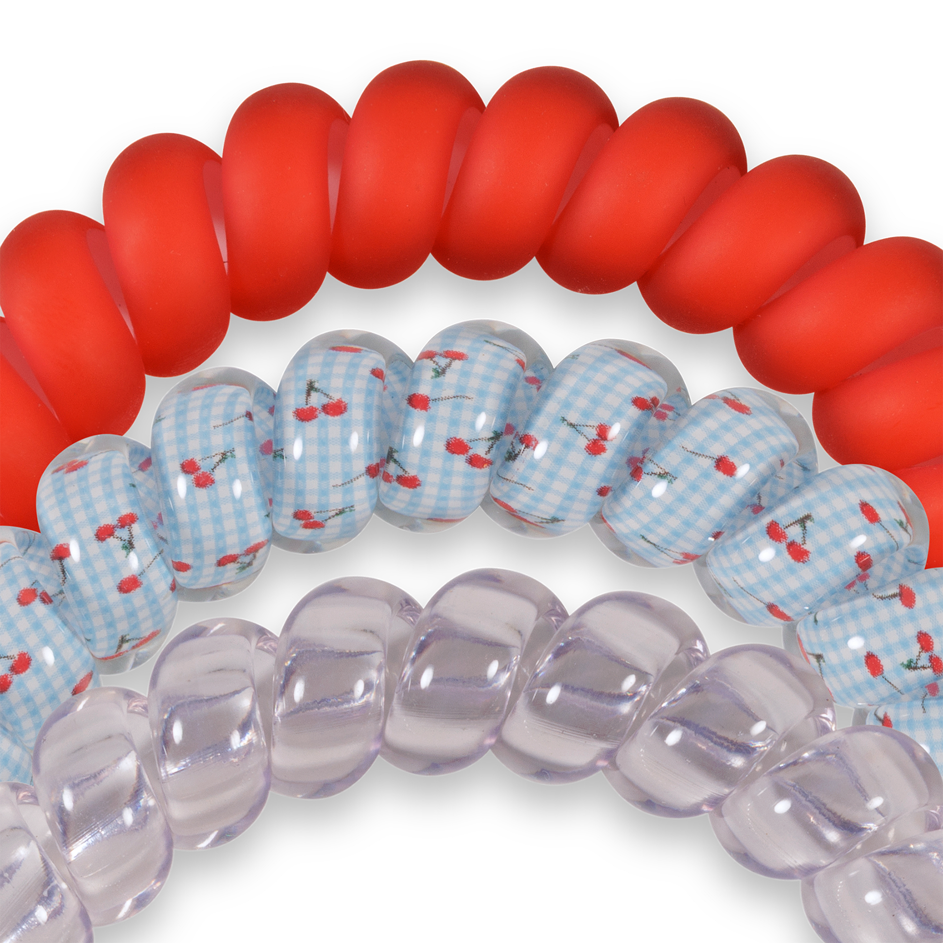 Basket of Cherries Large Hair Ties