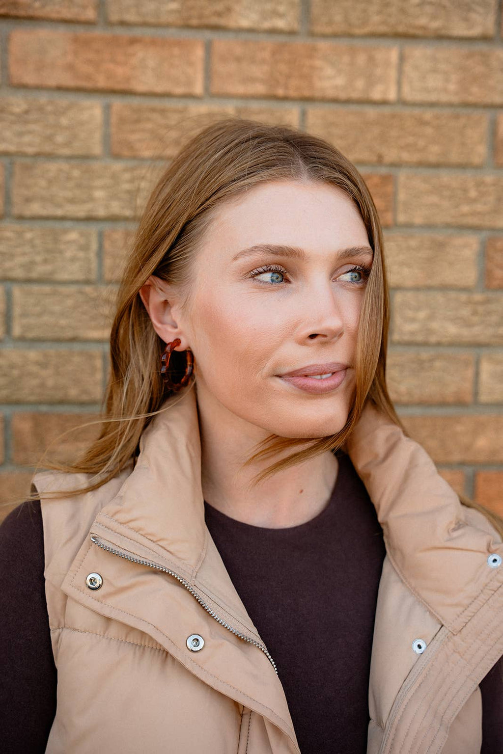 Scarlett Hoops - Amber // Jewelry, Earrings, Fall