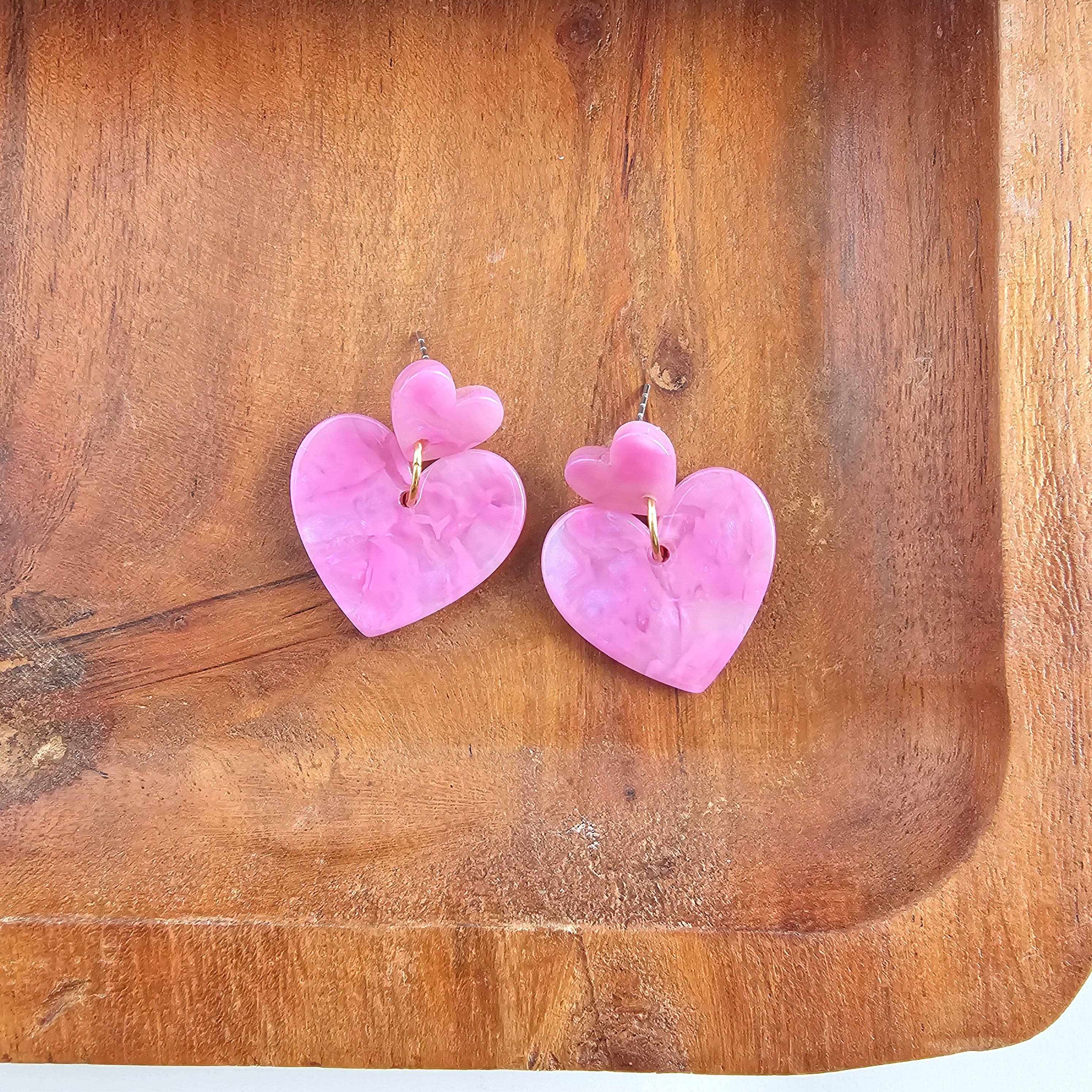 Darling Heart Earrings - Bubblegum Bliss // Valentine's Day