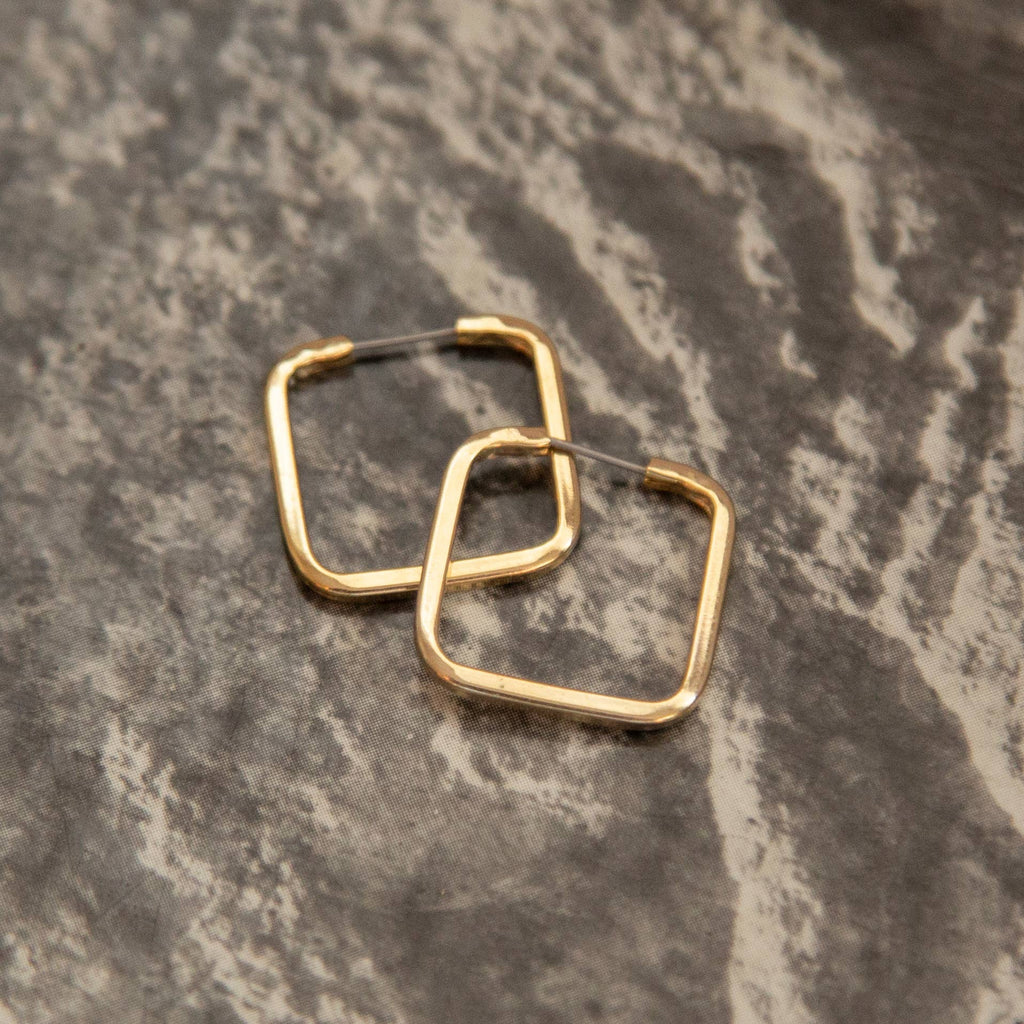Vintage Gold Hoops