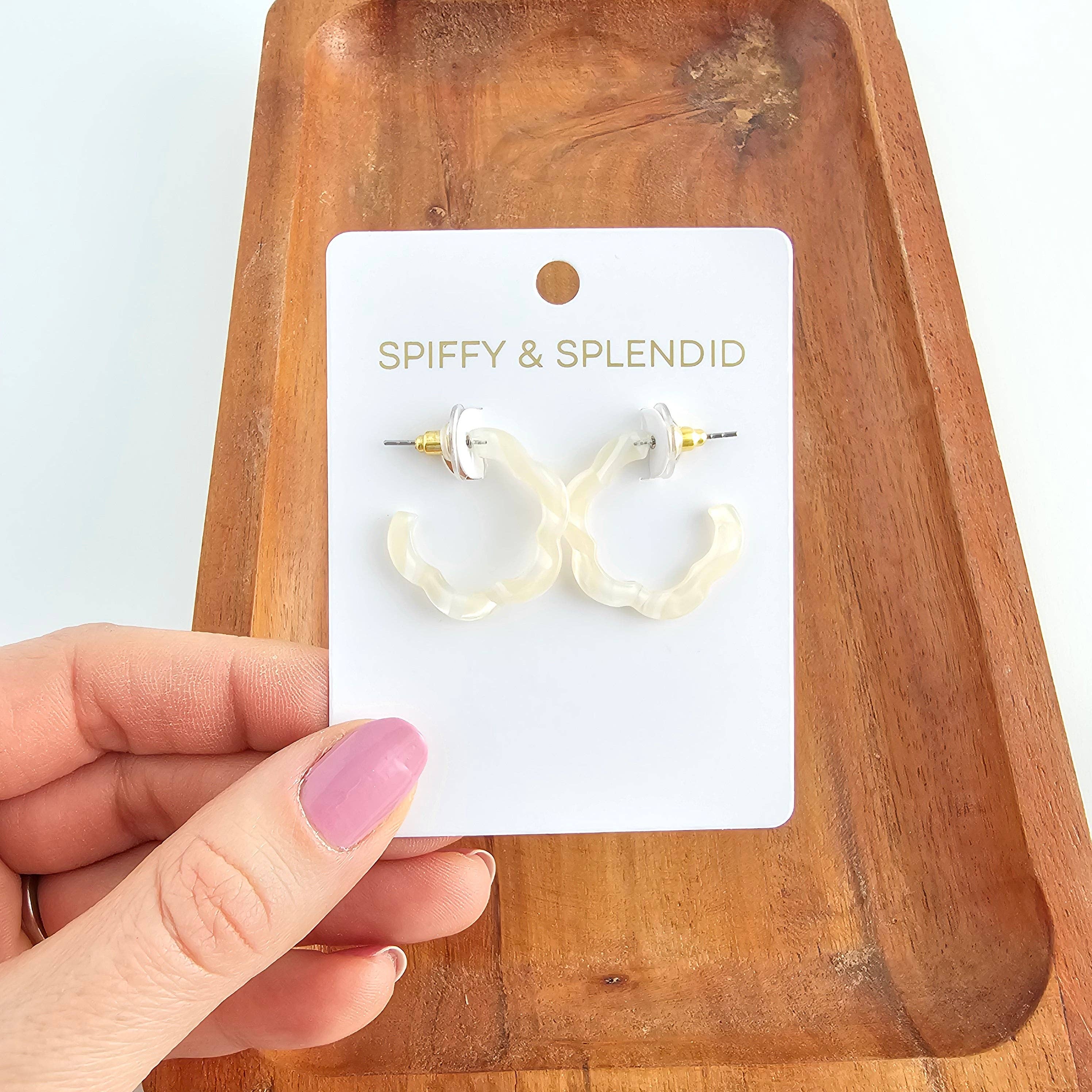 Ivory Posey Mini Hoops