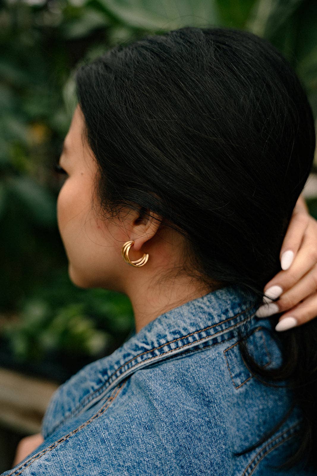 Gold Luxe Treya Hoops