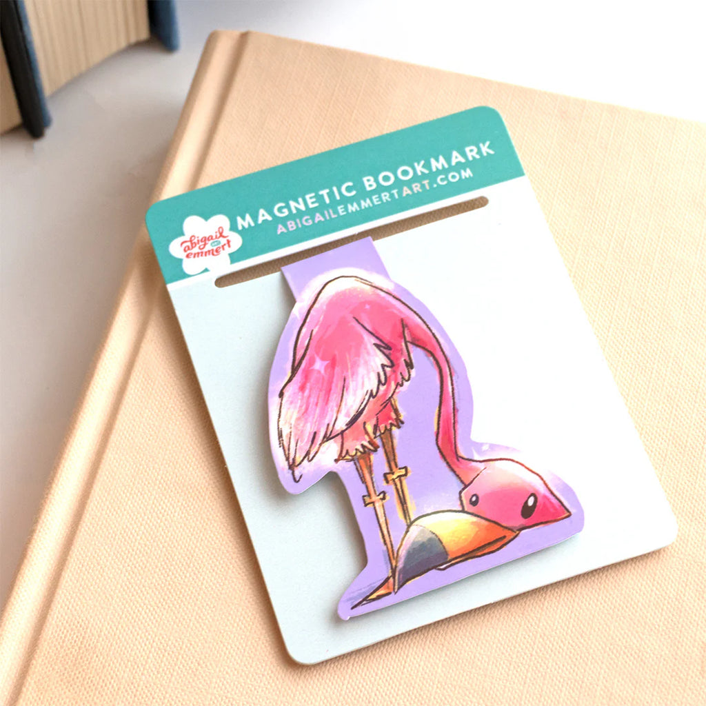 Flamingo Magnetic Bookmark