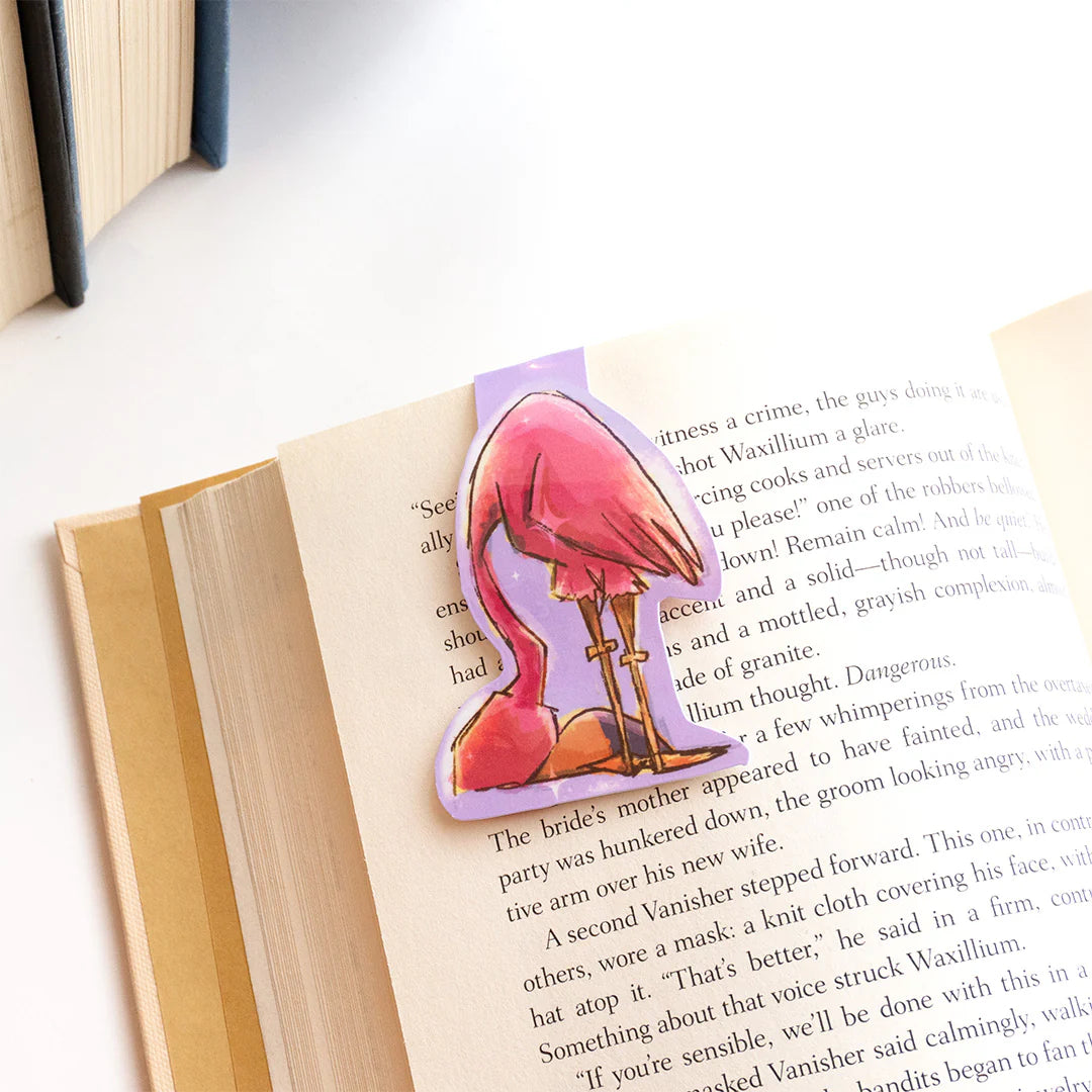 Flamingo Magnetic Bookmark