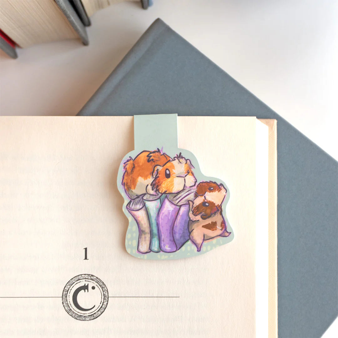 Guinea Pigs Magnetic Bookmark
