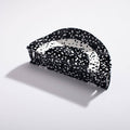Black and White Rainbow Hair Claw