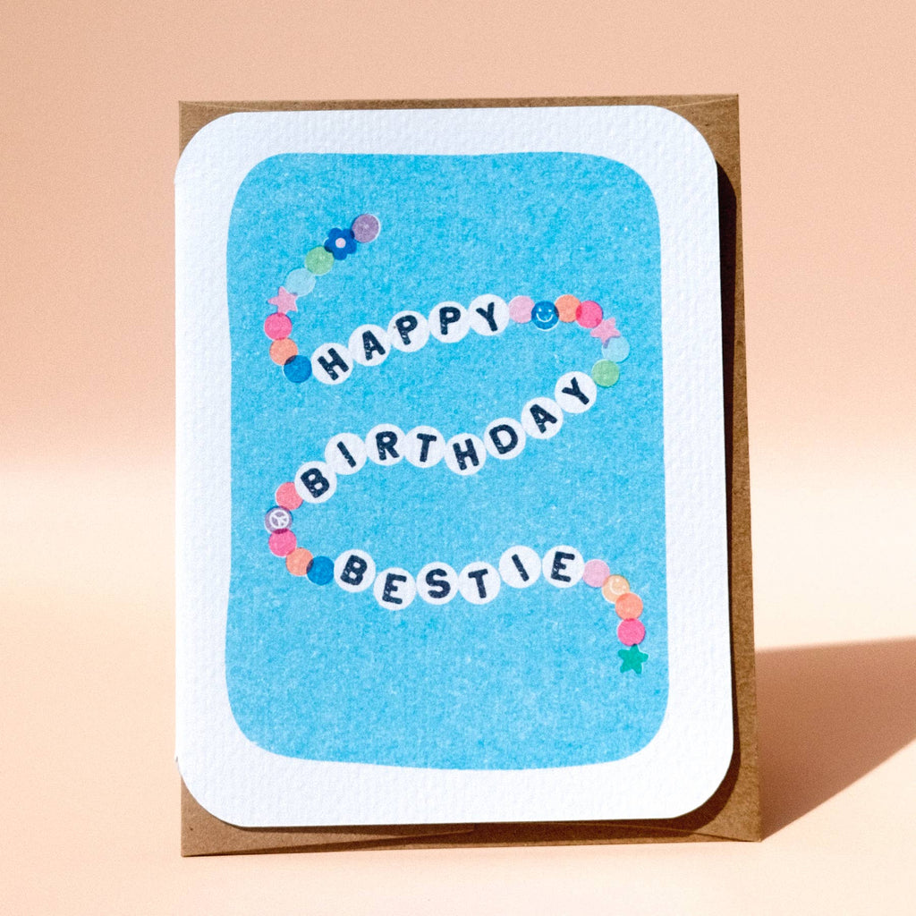 Happy Birthday Bestie Card
