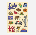 Indianapolis Sticker Sheet