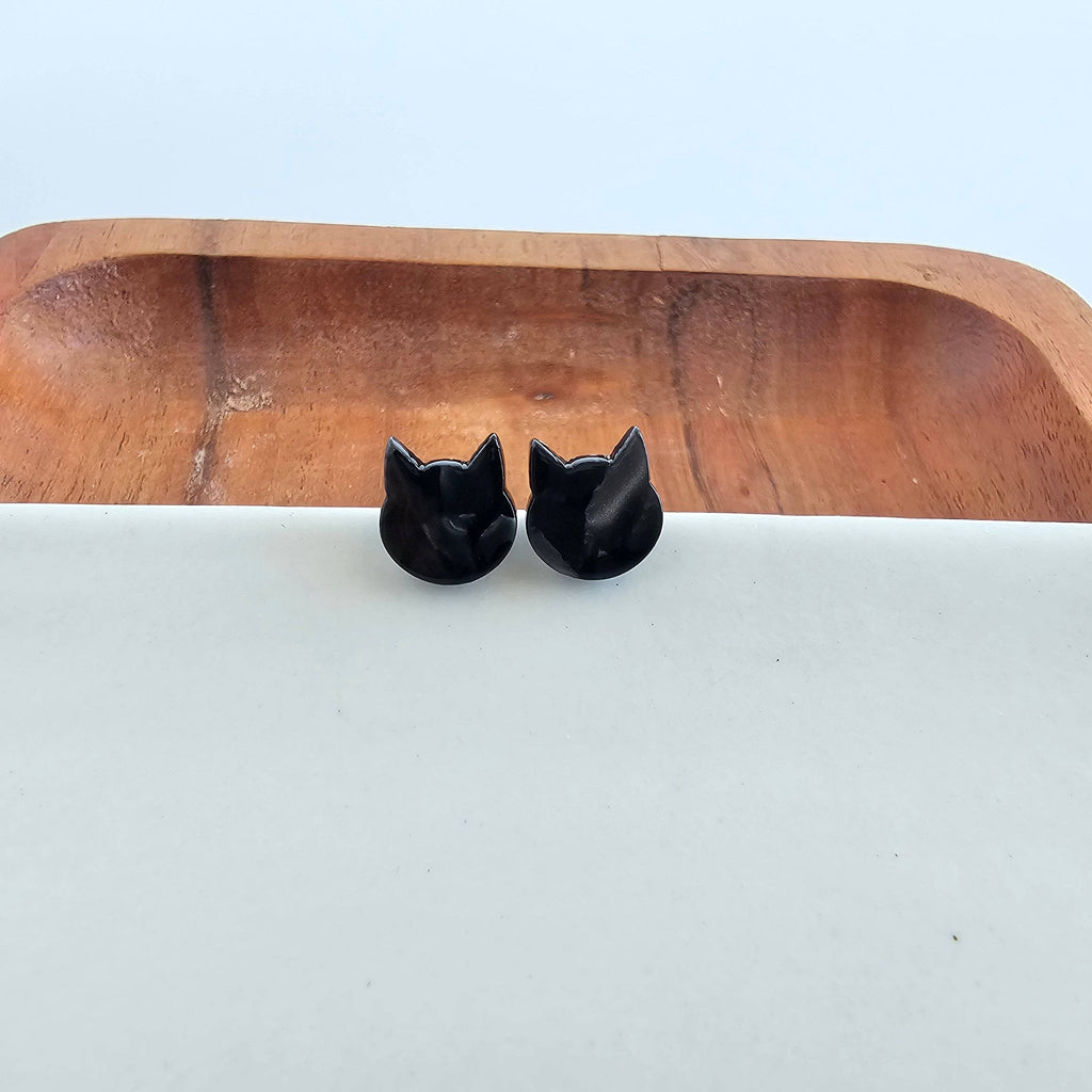 Black Cat Studs