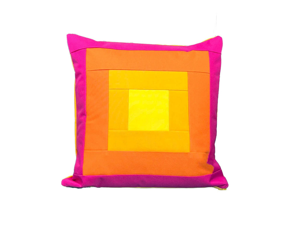 Outdoor Pillow in "Sunset" Colorway