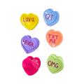 Micro Candy Hearts Hair Claw Clip Set