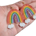 Statement Rainbows with Hanging Clouds