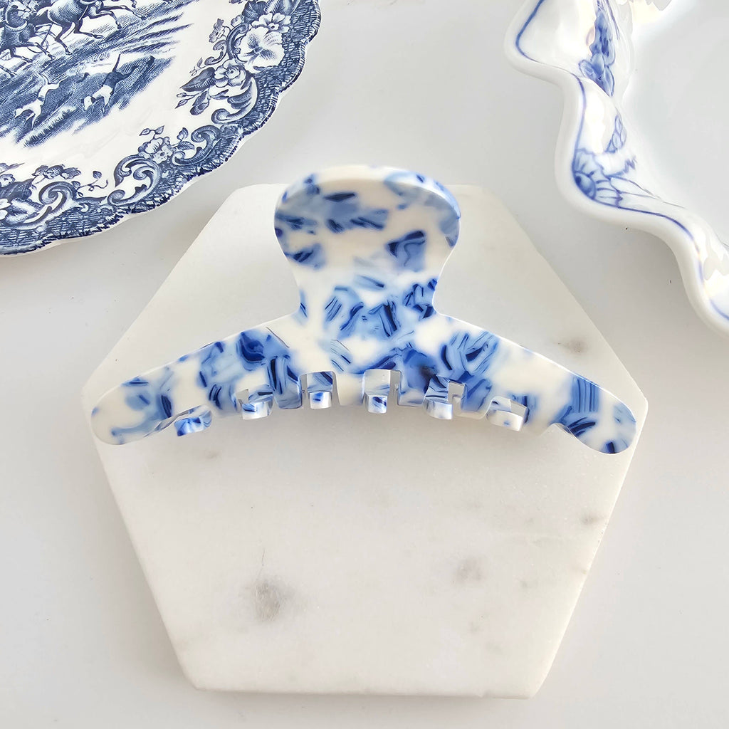 Greek Goddess Blue Callie Hair Claw