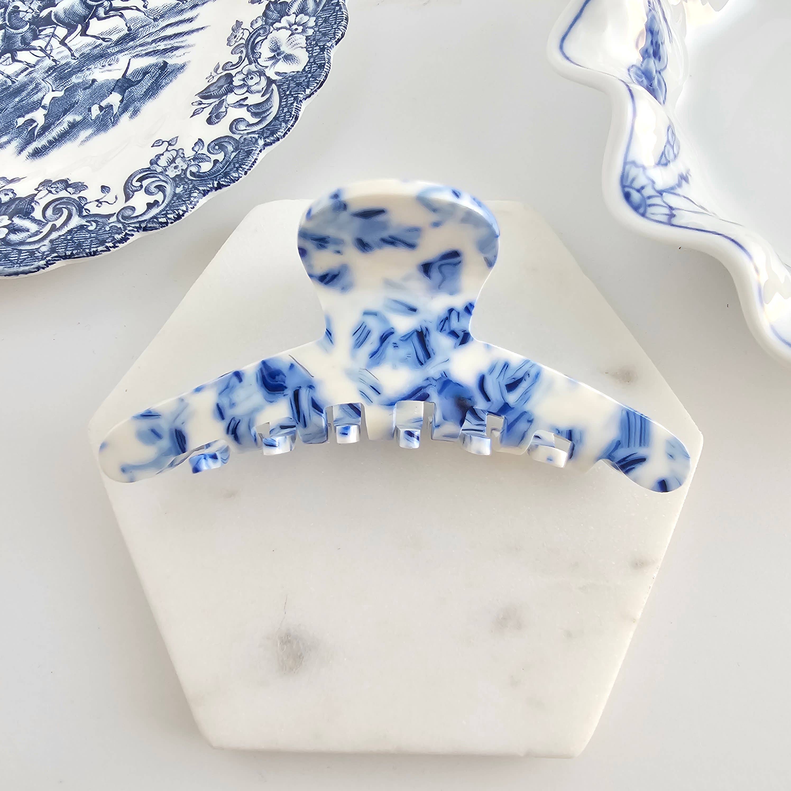 Greek Goddess Blue Callie Hair Claw