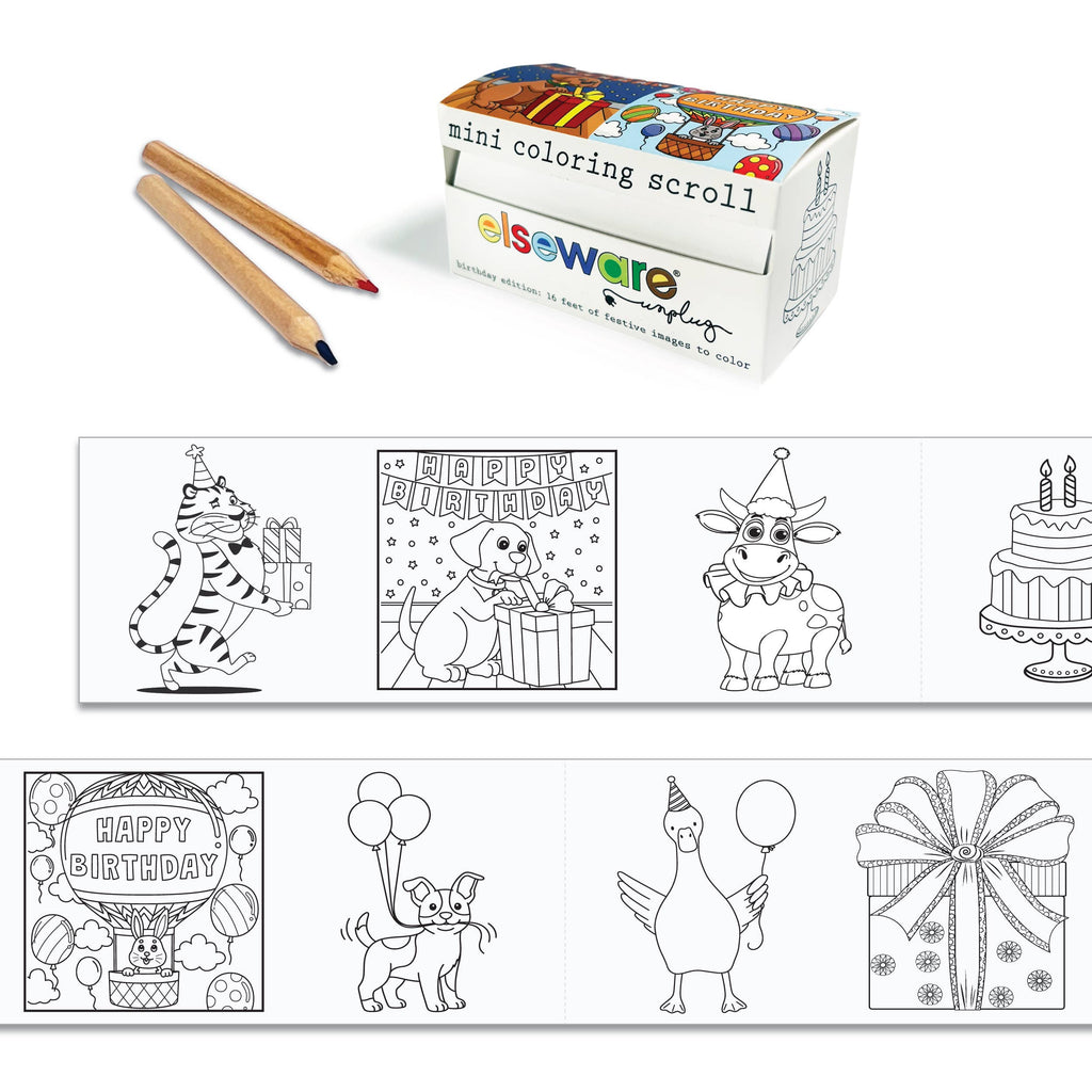 Mini Coloring Scrolls