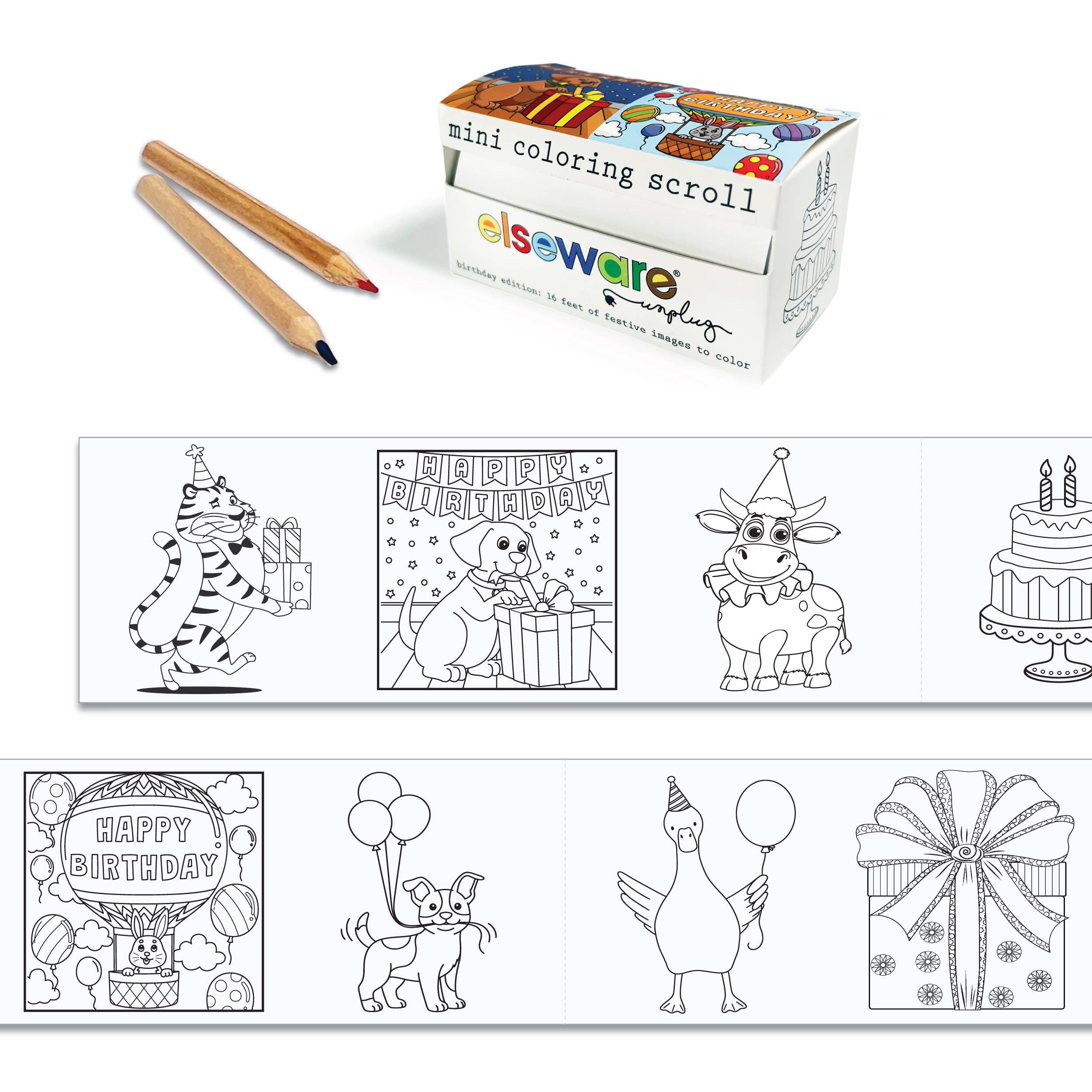 Mini Coloring Scrolls