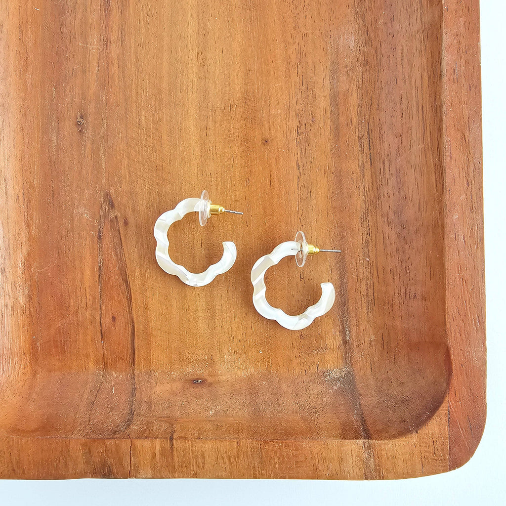 Ivory Posey Mini Hoops