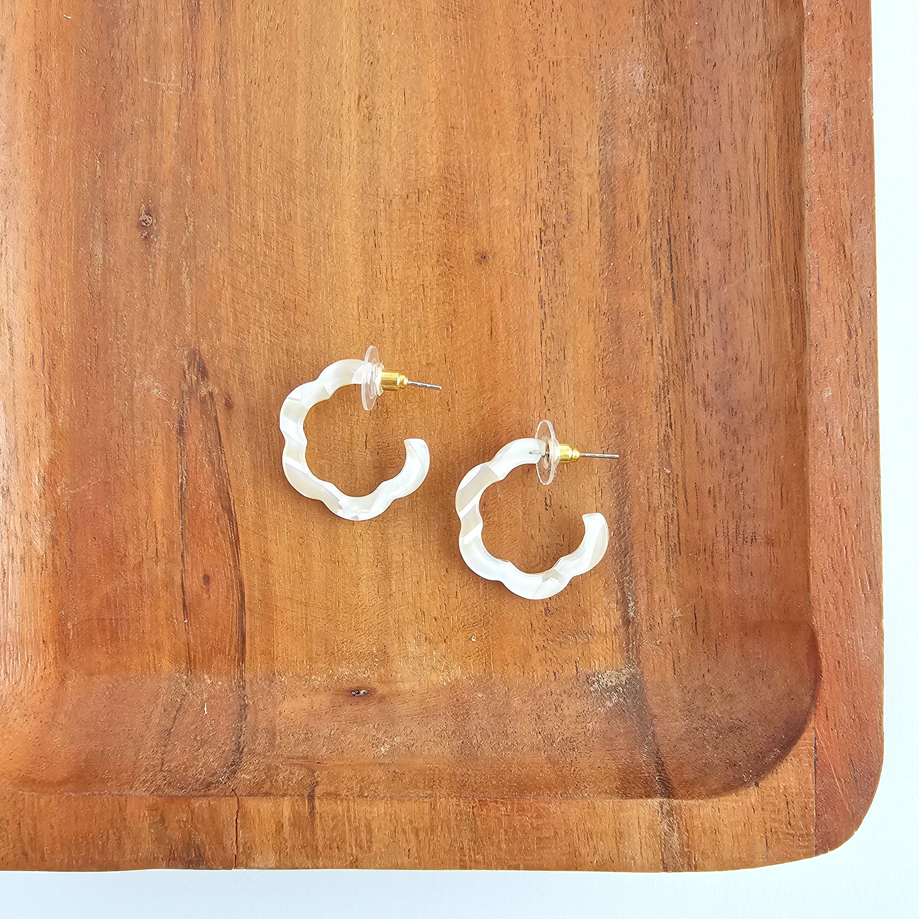 Ivory Posey Mini Hoops