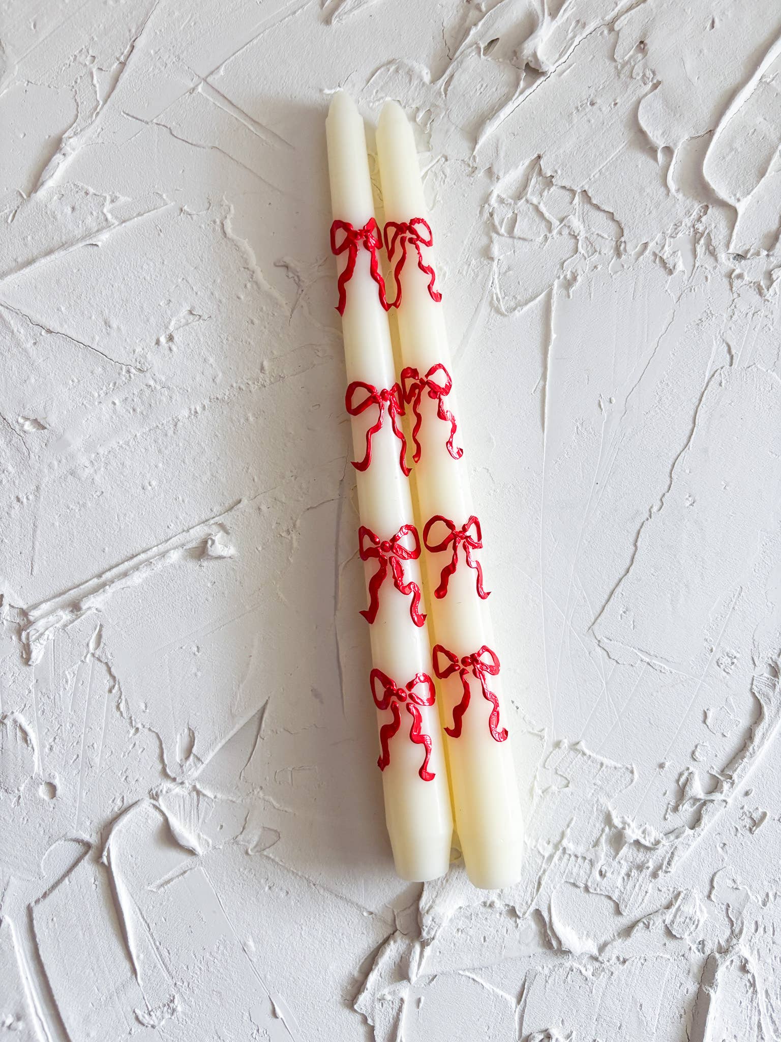 Bow Taper Candle