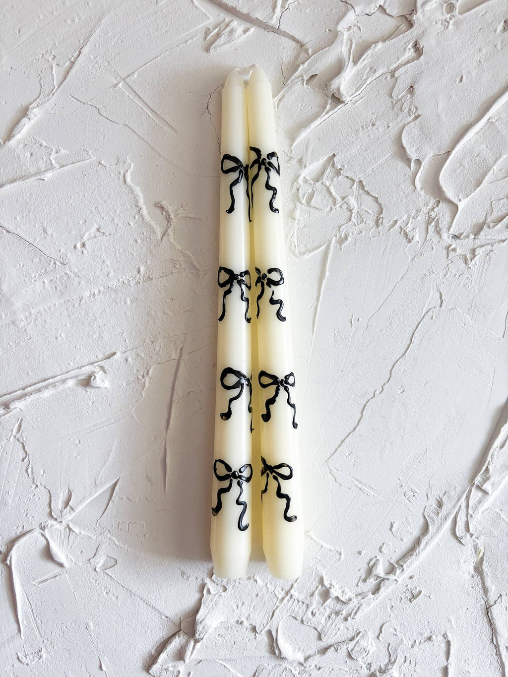 Bow Taper Candle