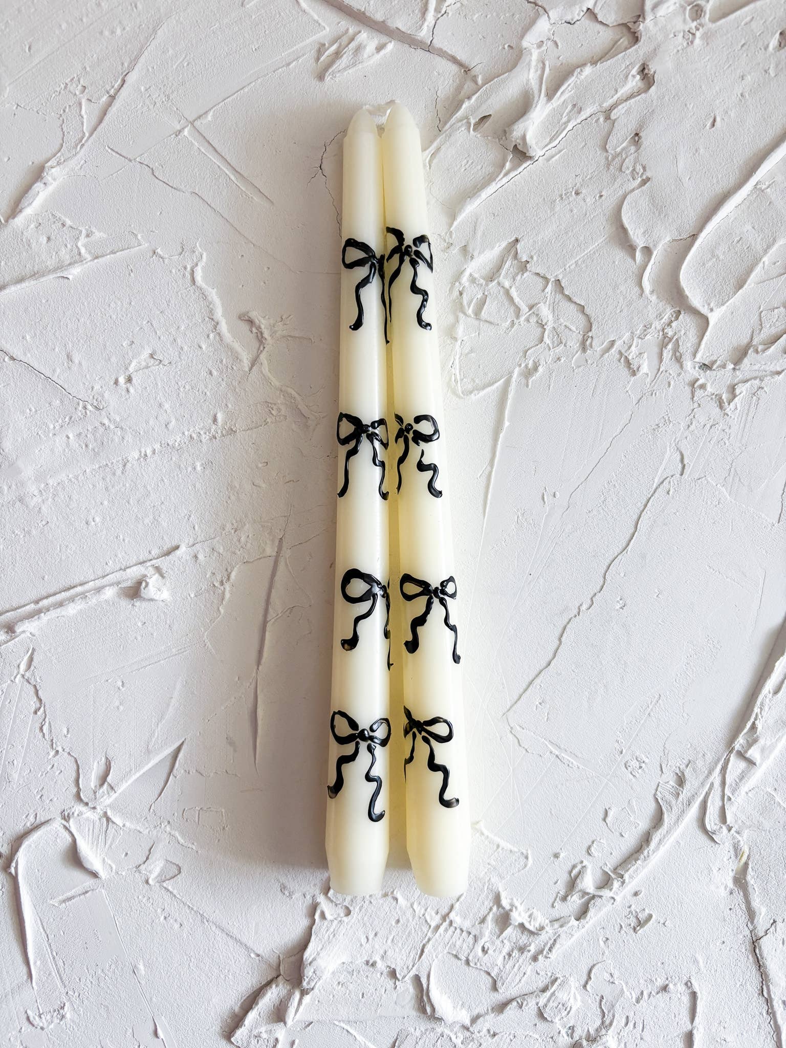 Bow Taper Candle