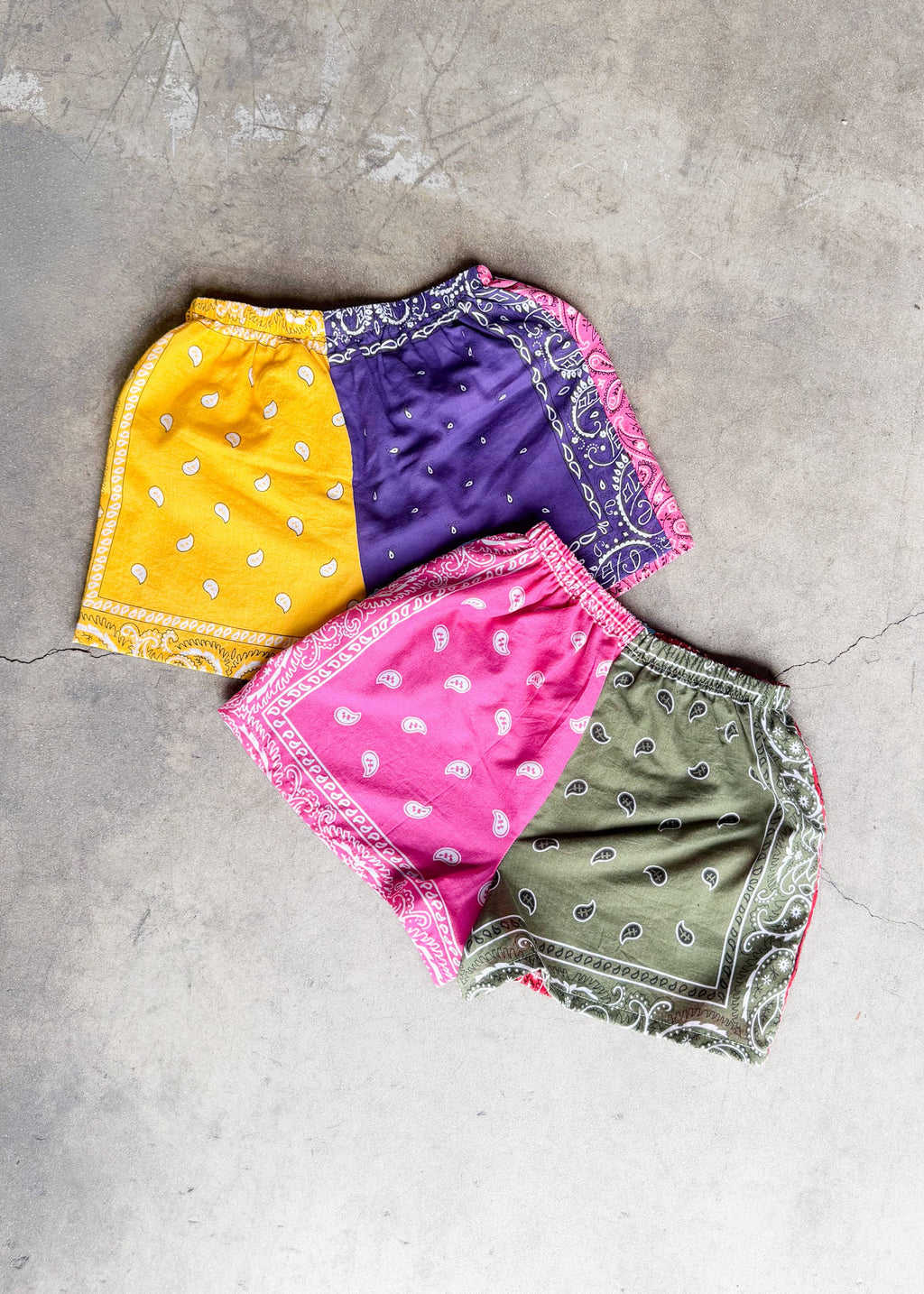Bandana Pieced Shorts