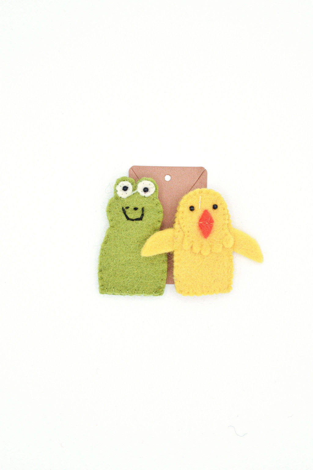 Finger Puppet - Frog and Chicken Set