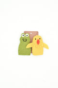 Finger Puppet - Frog and Chicken Set