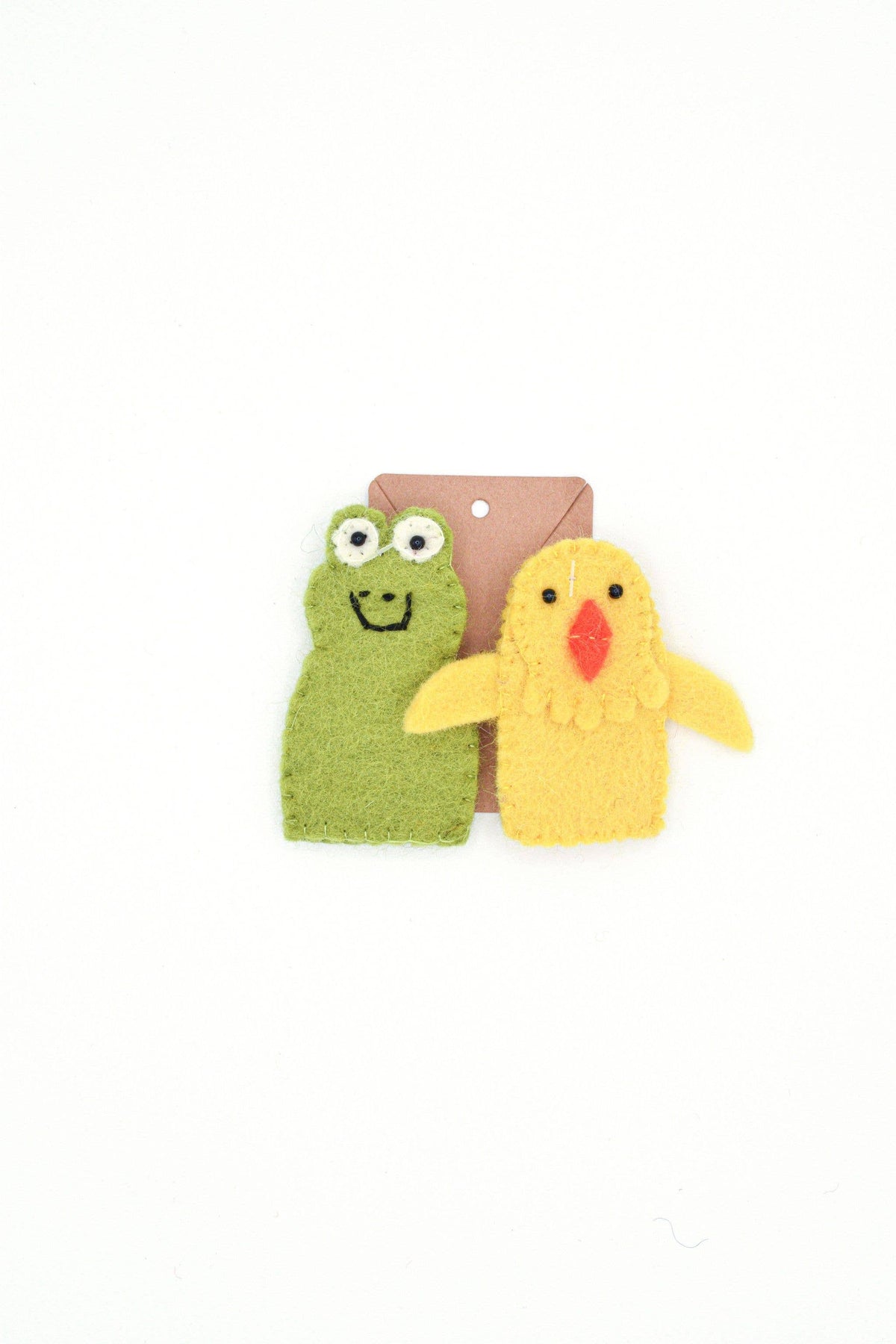 Finger Puppet - Frog and Chicken Set