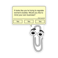 Pro-Choice Clippy Sticker
