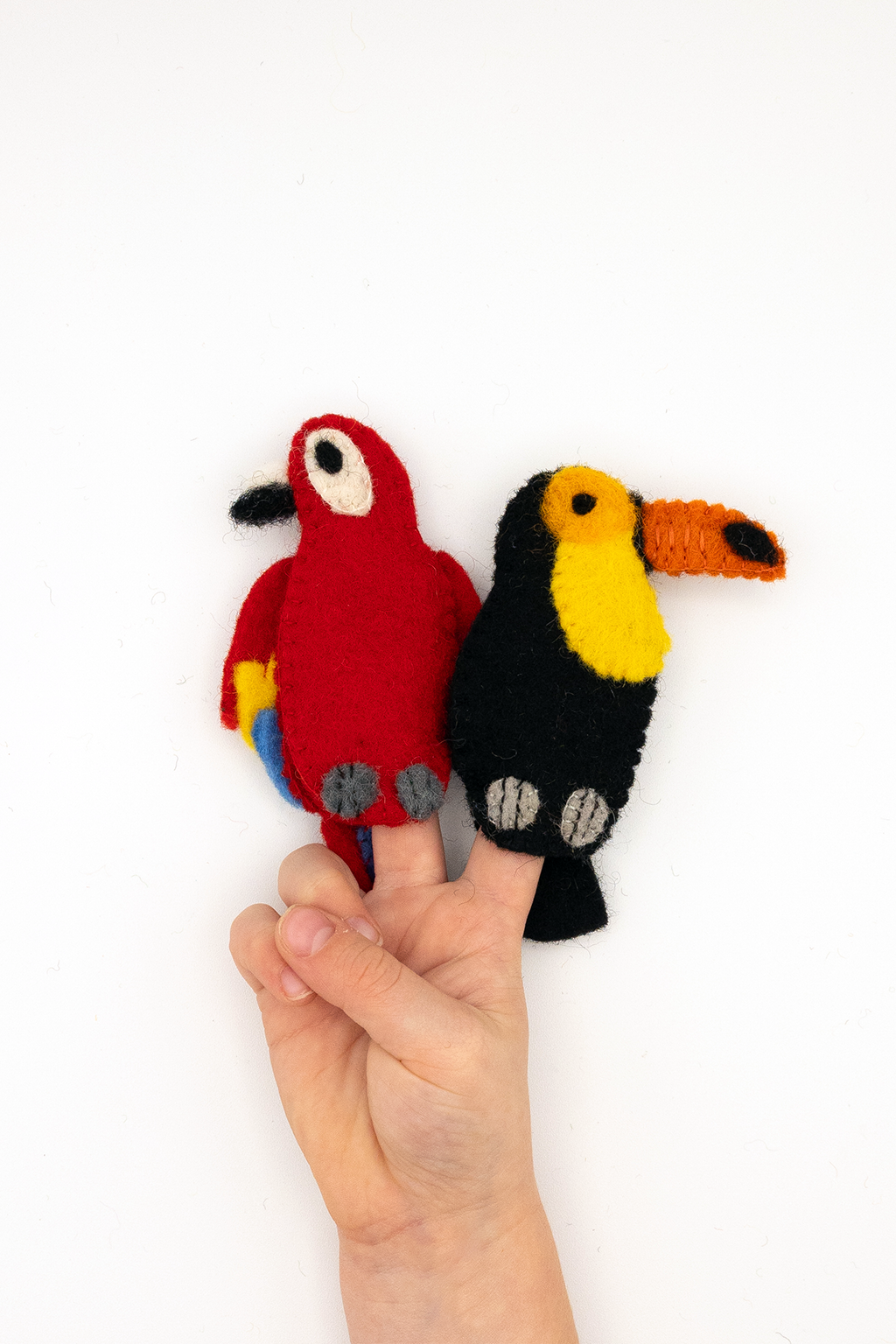 Finger Puppet - Tropical Birds