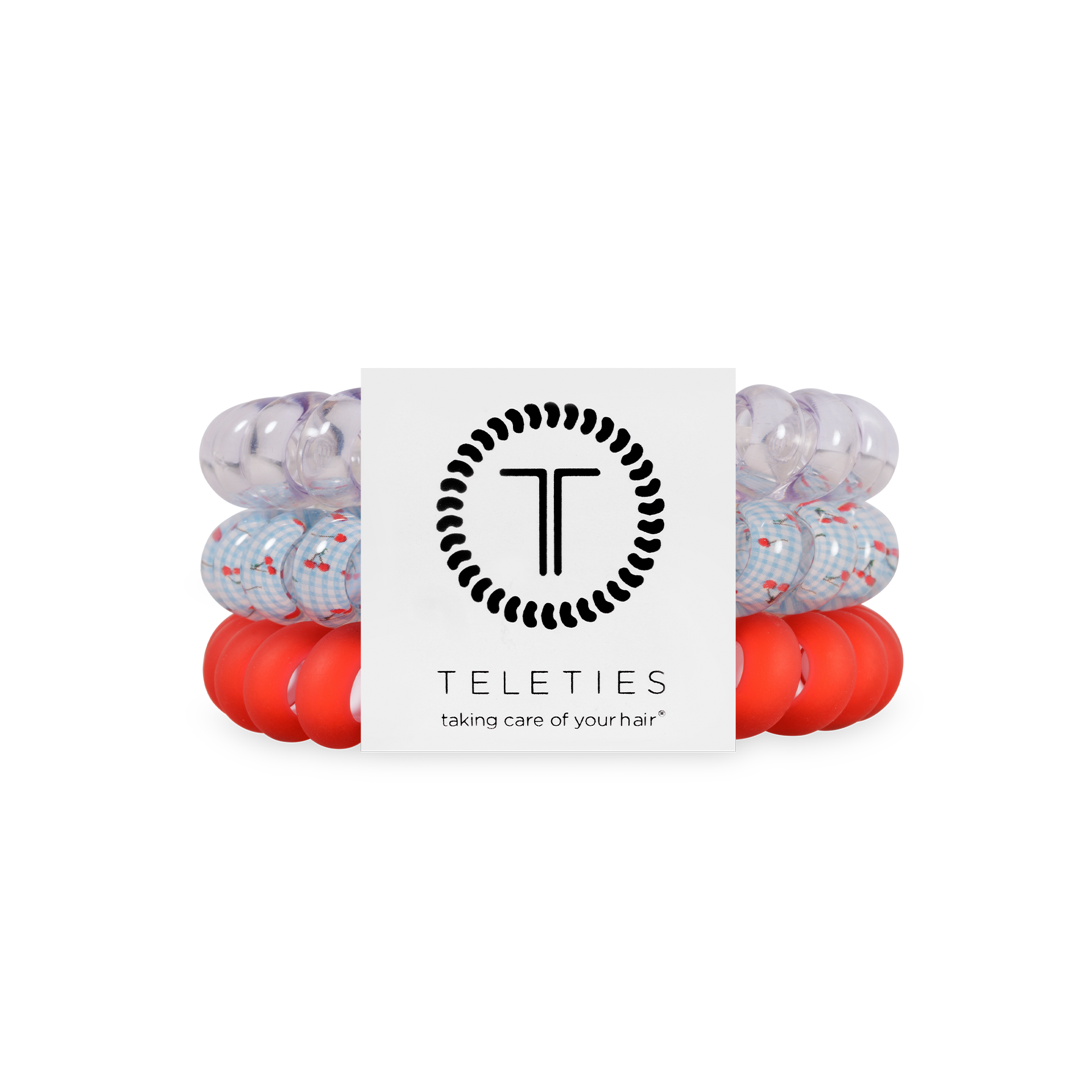 Basket of Cherries Large Hair Ties