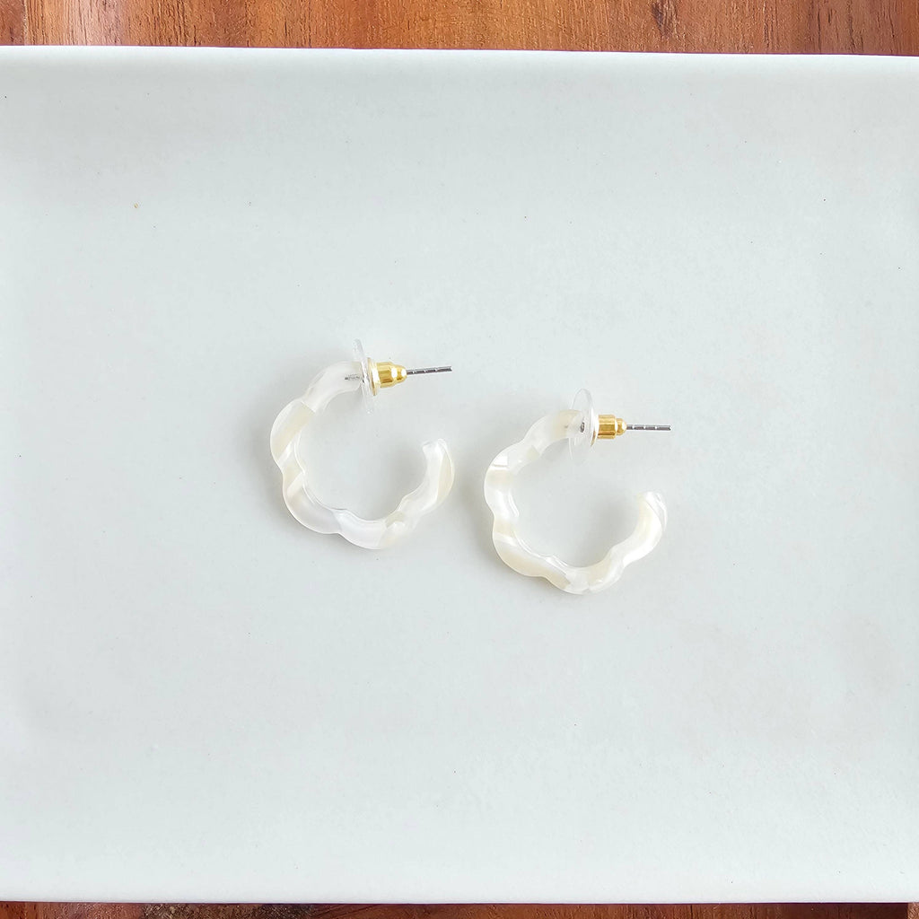 Ivory Posey Mini Hoops