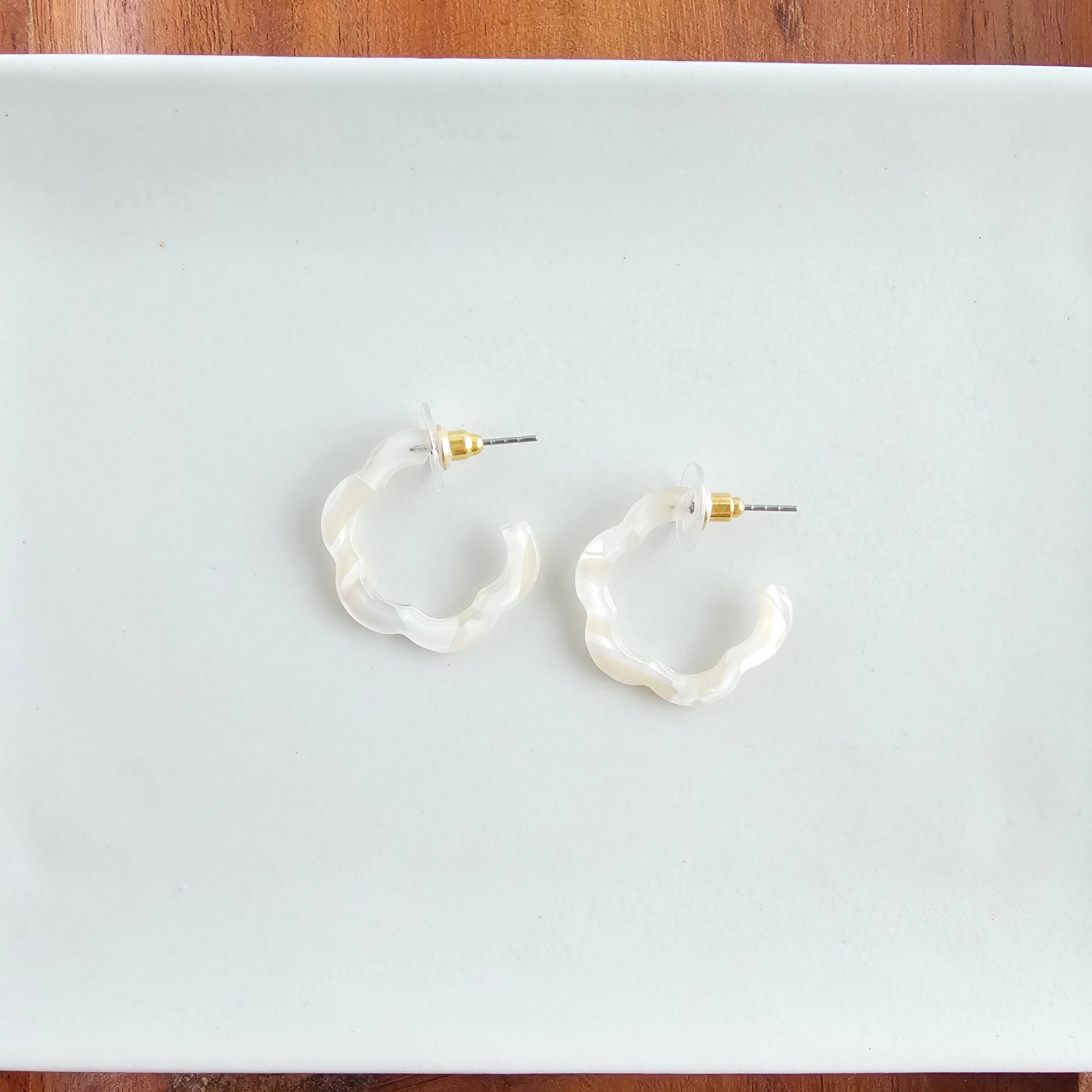 Ivory Posey Mini Hoops