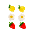 Micro Fruit and Flowers Hair Claw Clips