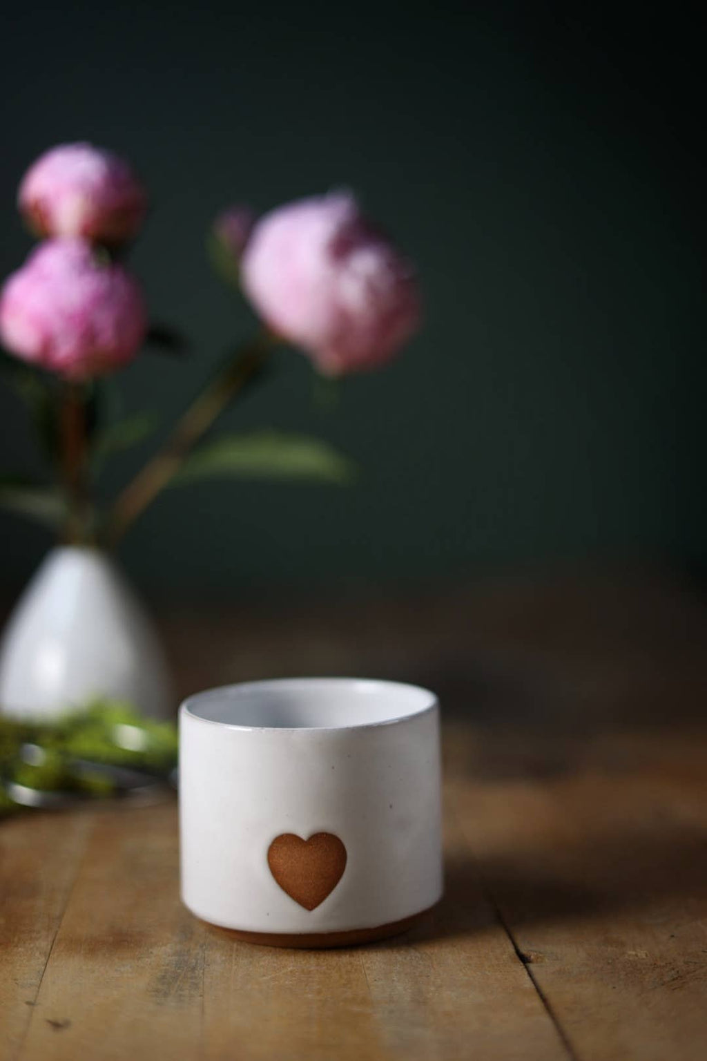 Small Minimalist Heart Planter