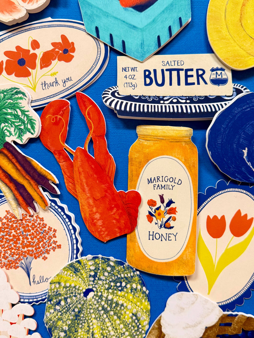 Stick of Butter Die-Cut Greeting Card