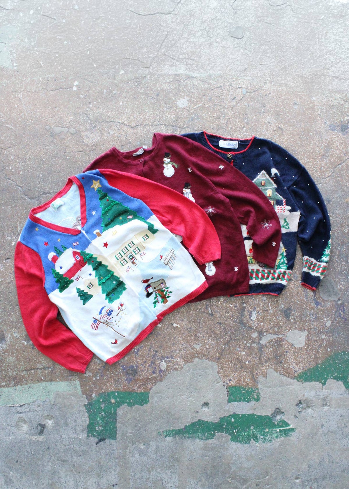 Assorted Christmas Sweater and Cardigan Bundle