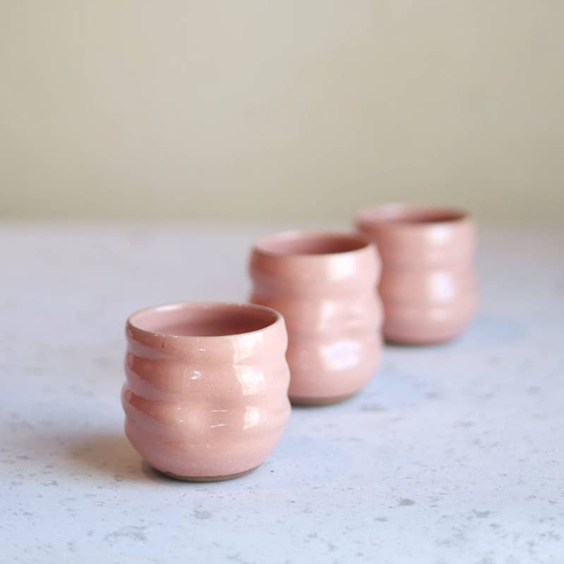 Artist Choice Little Sipper Pink | Handmade Pottery Shot Cup